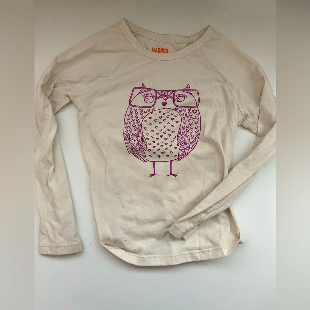 Harper Canyon Girls long sleeve t-shirt owl